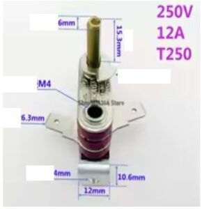Termosztát KDT-300A 12A250V T250